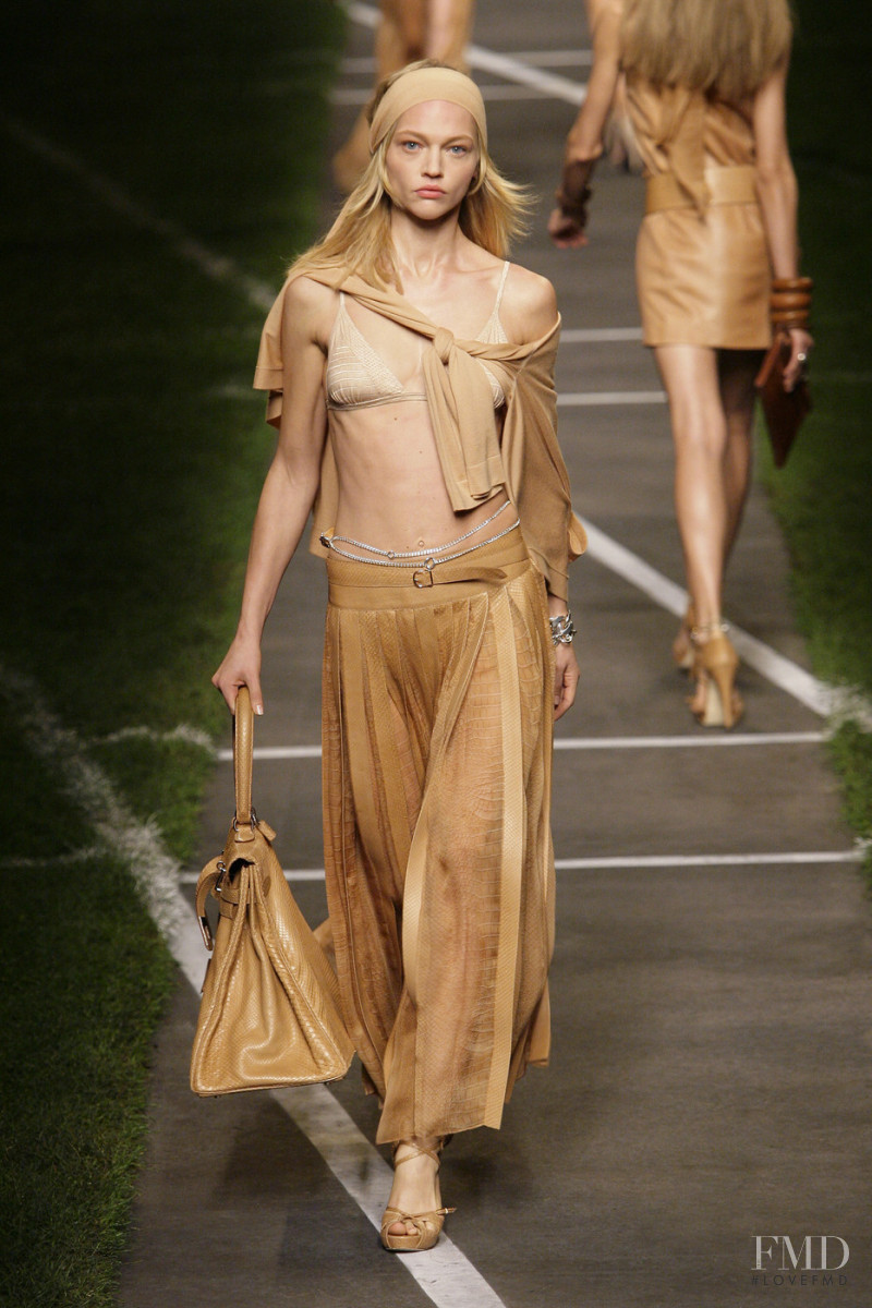 Sasha Pivovarova featured in  the Hermès fashion show for Spring/Summer 2010
