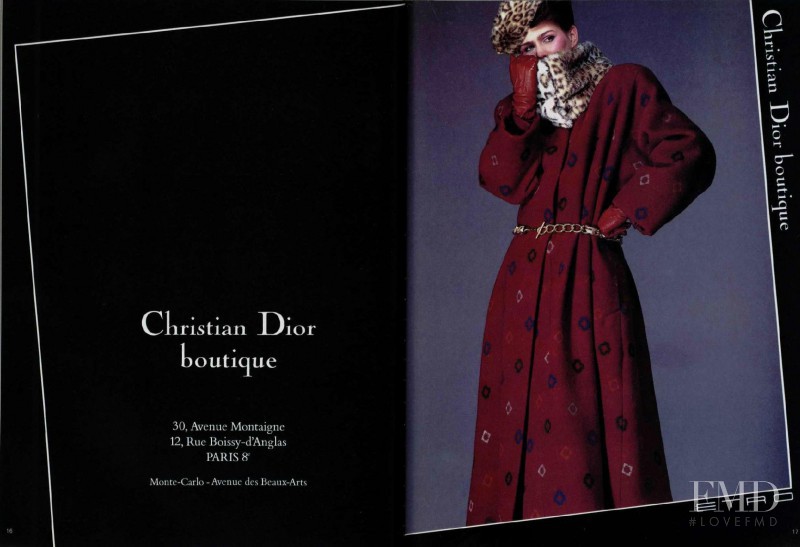 Christian Dior advertisement for Autumn/Winter 1983
