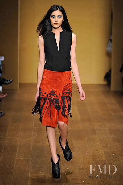 Liu Wen featured in  the Derek Lam fashion show for Autumn/Winter 2010