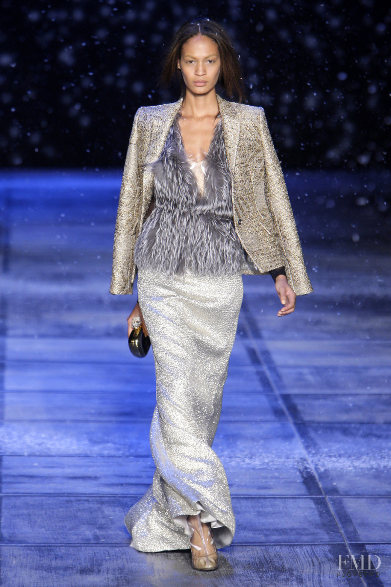 Joan Smalls featured in  the Isaac Mizrahi fashion show for Autumn/Winter 2010