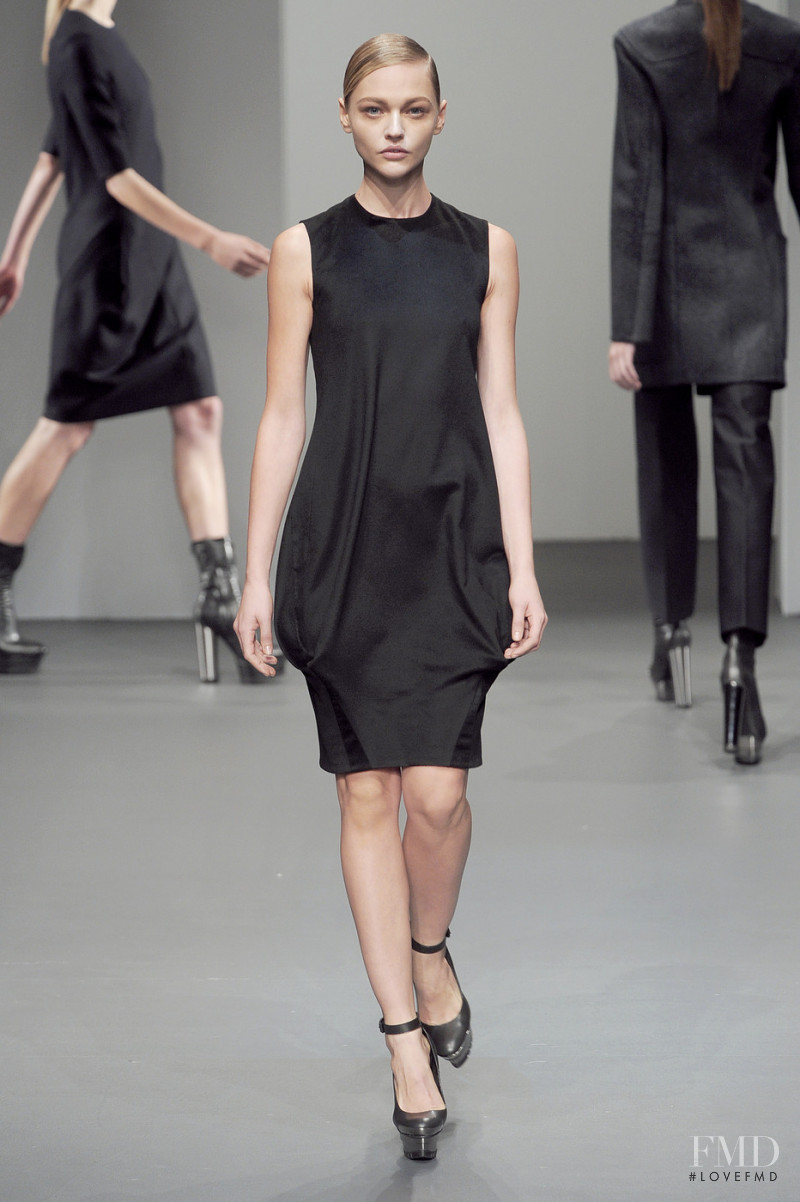 Sasha Pivovarova featured in  the Calvin Klein 205W39NYC fashion show for Autumn/Winter 2010