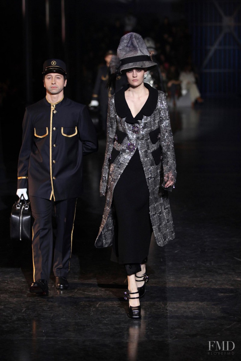 Maria Bradley featured in  the Louis Vuitton fashion show for Autumn/Winter 2012