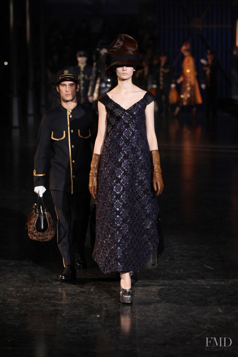 Lara Mullen featured in  the Louis Vuitton fashion show for Autumn/Winter 2012