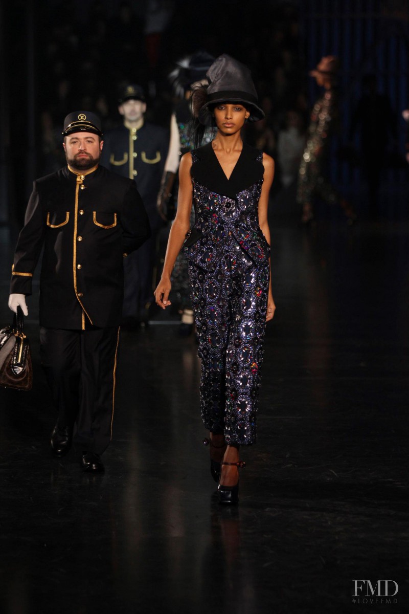 Jasmine Tookes featured in  the Louis Vuitton fashion show for Autumn/Winter 2012