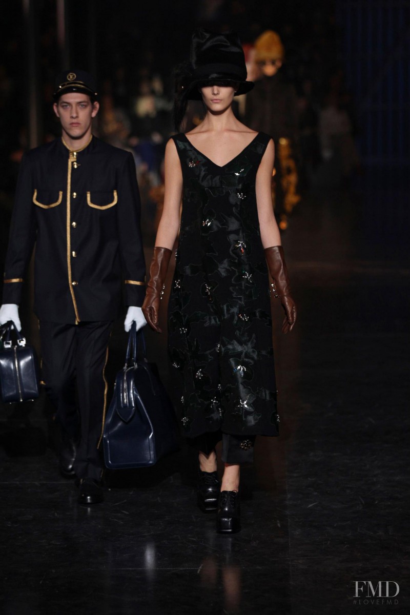 Katryn Kruger featured in  the Louis Vuitton fashion show for Autumn/Winter 2012