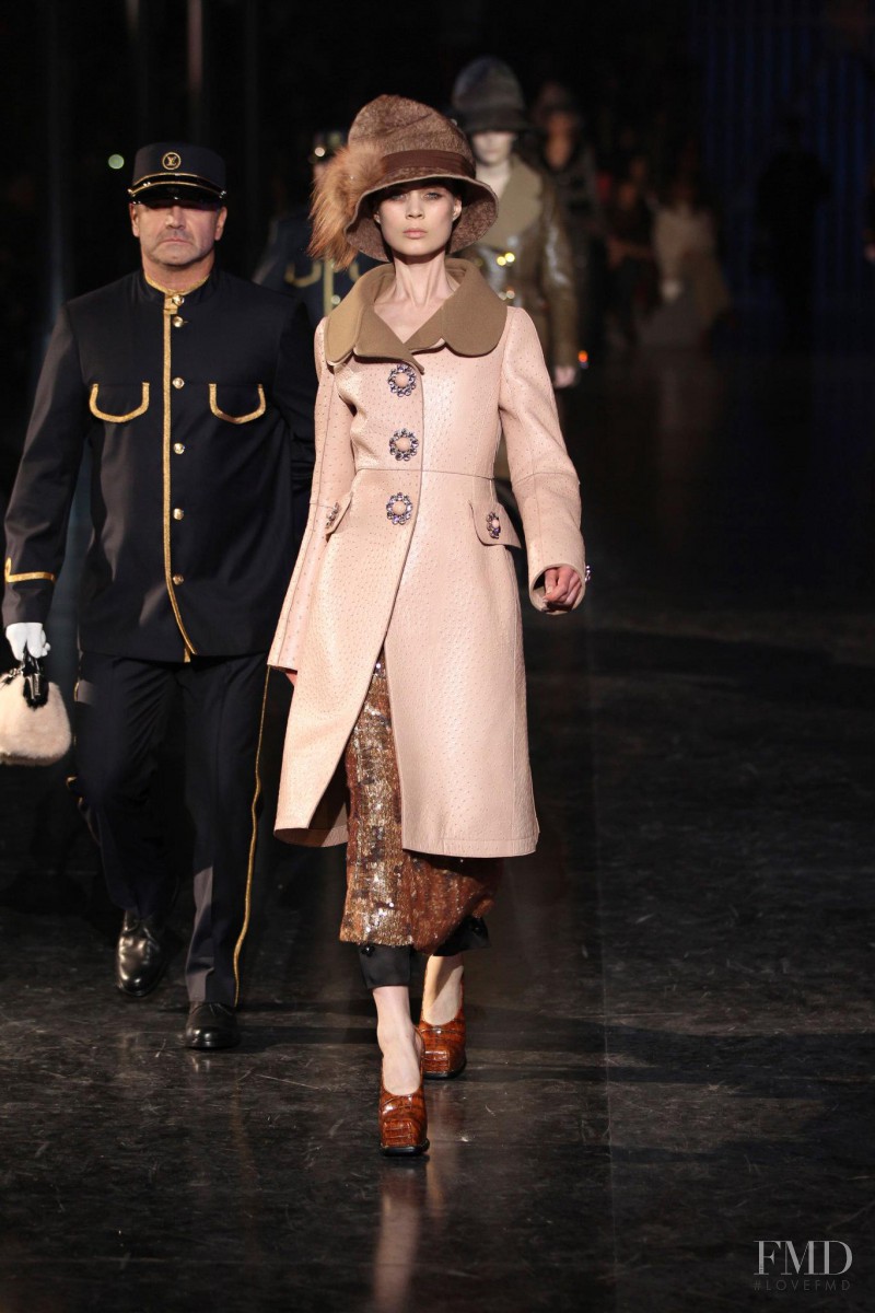 Elsa Sylvan featured in  the Louis Vuitton fashion show for Autumn/Winter 2012
