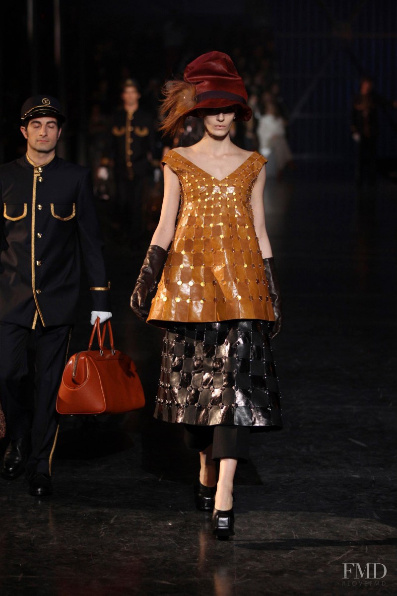Erjona Ala featured in  the Louis Vuitton fashion show for Autumn/Winter 2012