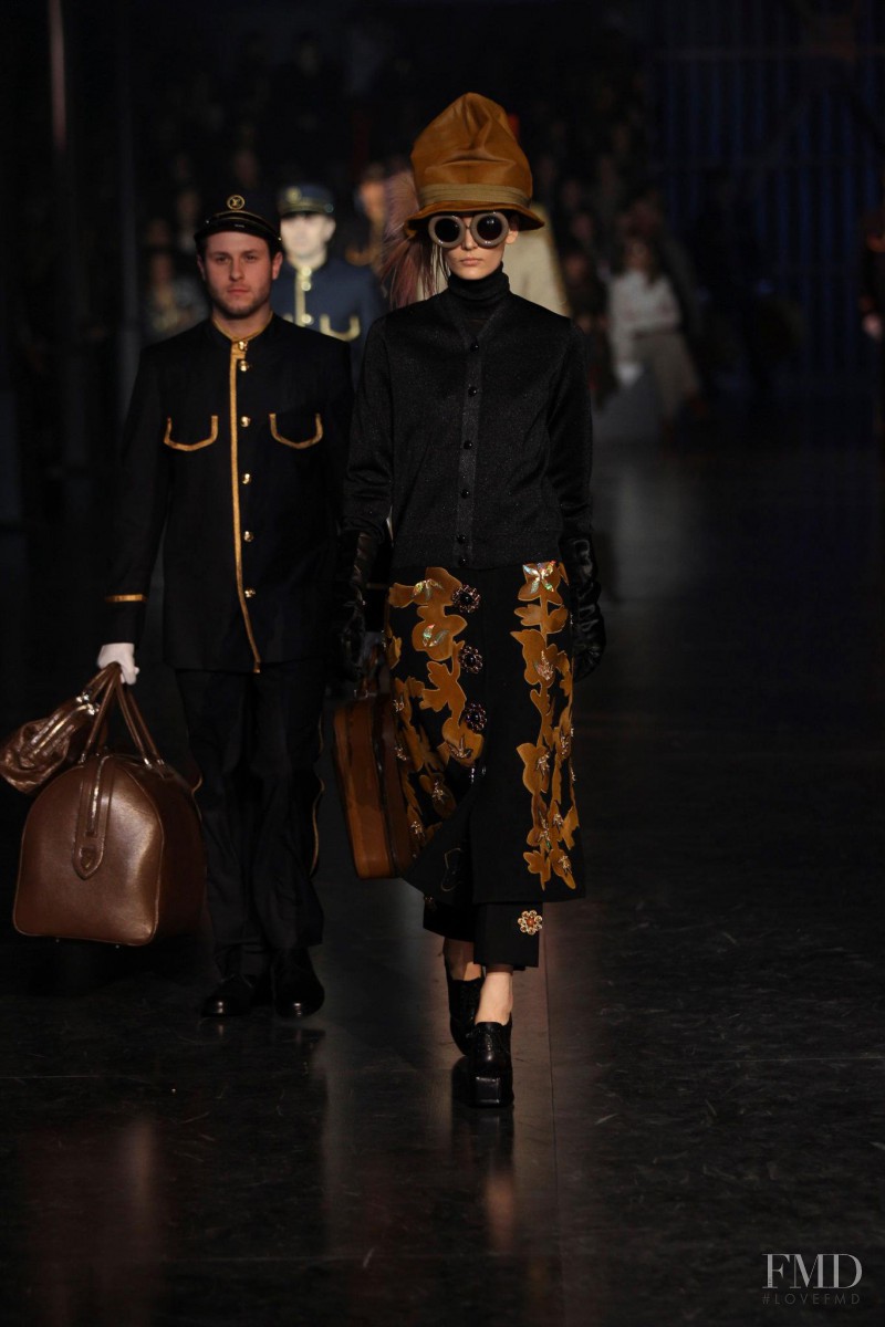 Zuzanna Bijoch featured in  the Louis Vuitton fashion show for Autumn/Winter 2012