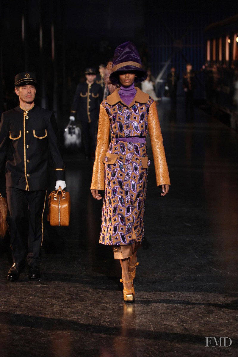 Roberta Narciso featured in  the Louis Vuitton fashion show for Autumn/Winter 2012