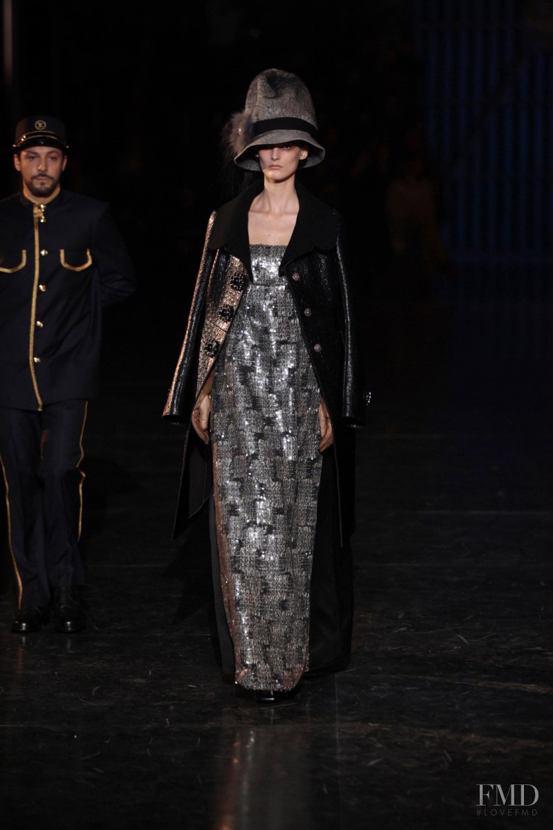 Marie Piovesan featured in  the Louis Vuitton fashion show for Autumn/Winter 2012