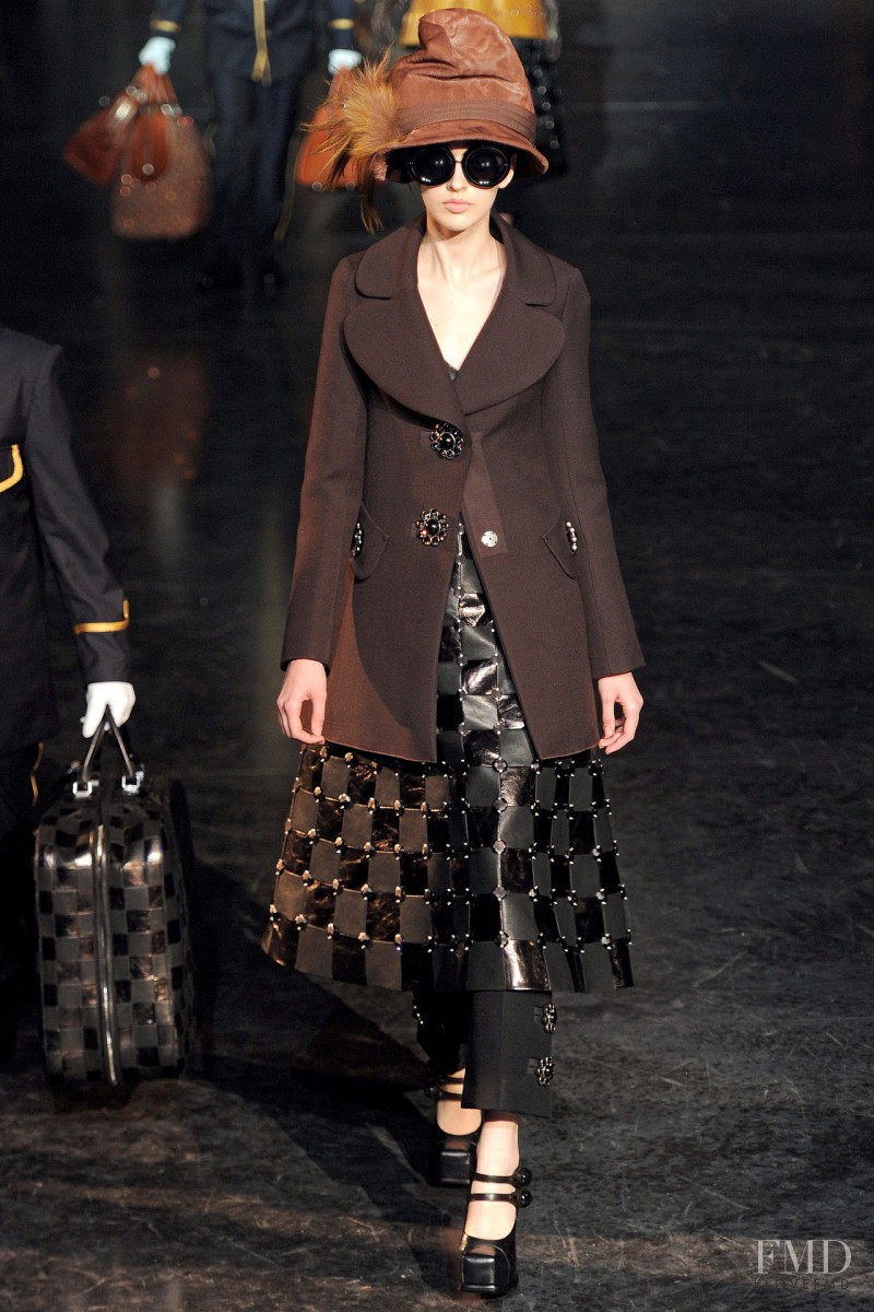 Agata Rudko featured in  the Louis Vuitton fashion show for Autumn/Winter 2012