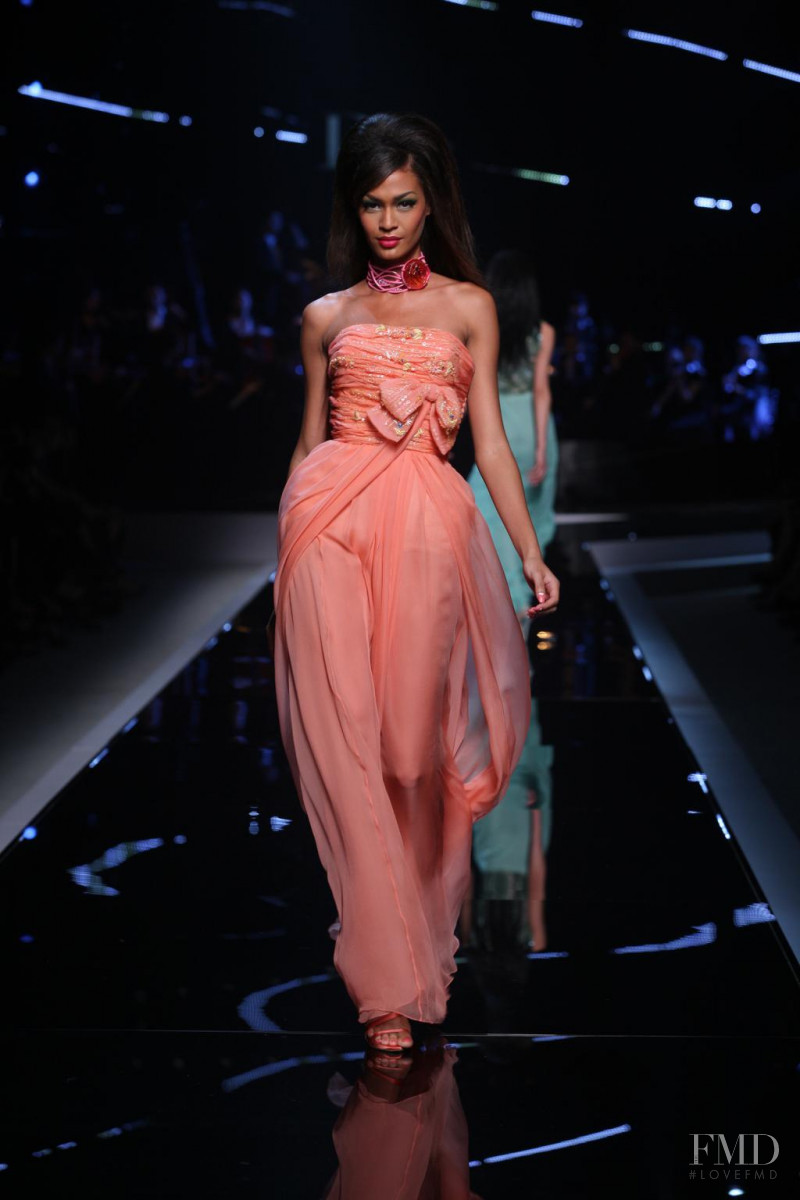 Joan Smalls featured in  the Christian Dior fashion show for Cruise 2011