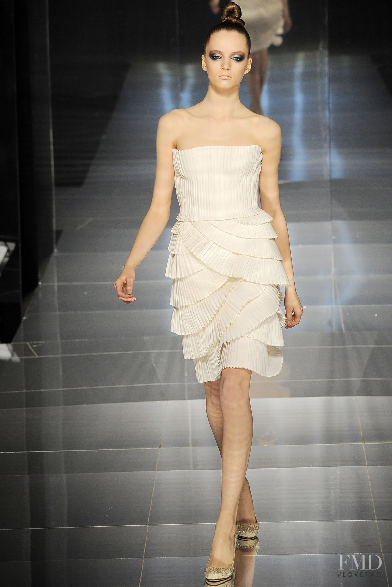 Daria Strokous featured in  the Valentino Couture fashion show for Spring/Summer 2009