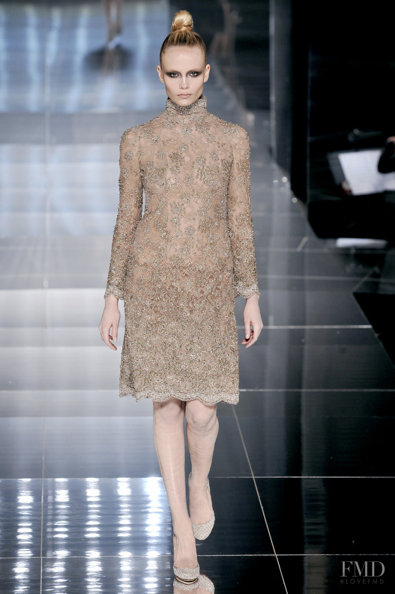 Natasha Poly featured in  the Valentino Couture fashion show for Spring/Summer 2009