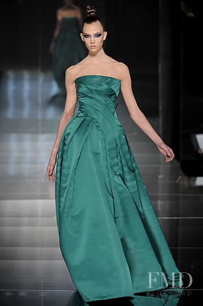 Karlie Kloss featured in  the Valentino Couture fashion show for Spring/Summer 2009