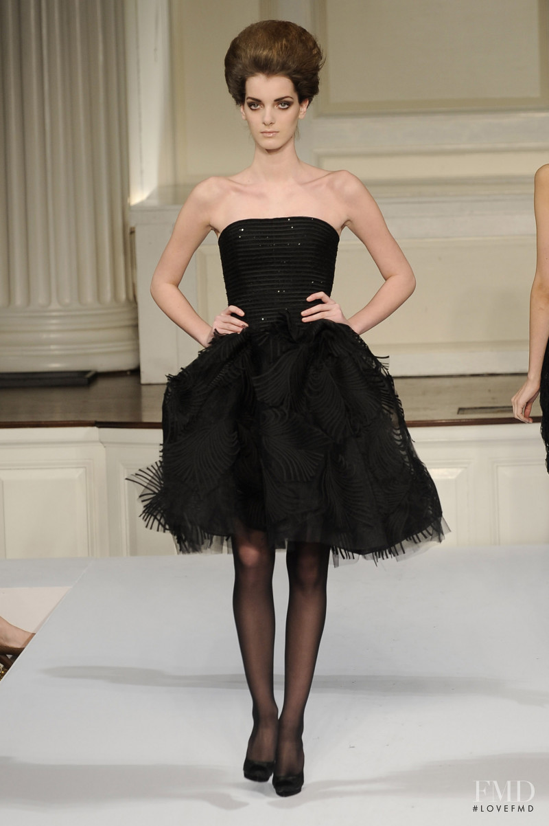 Denisa Dvorakova featured in  the Oscar de la Renta fashion show for Autumn/Winter 2009