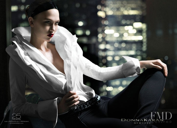 Karlie Kloss featured in  the Donna Karan New York advertisement for Autumn/Winter 2010