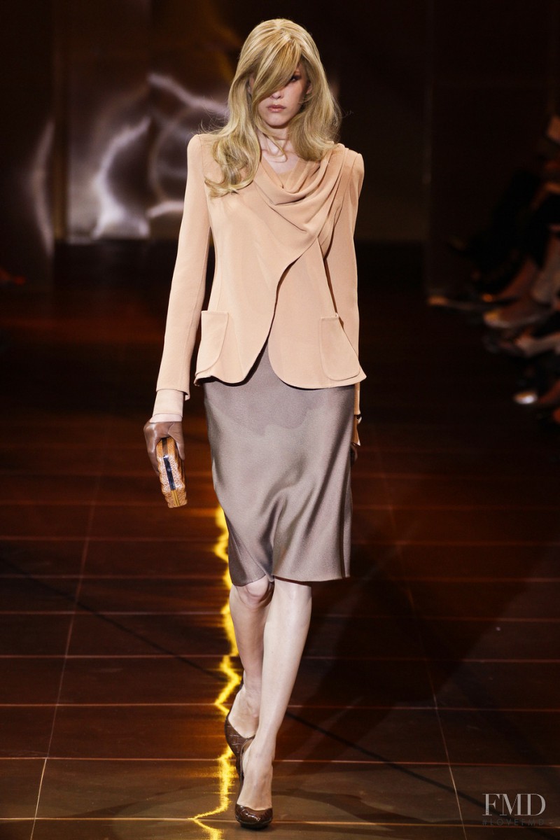 Yulia Kharlapanova featured in  the Armani Prive fashion show for Autumn/Winter 2010