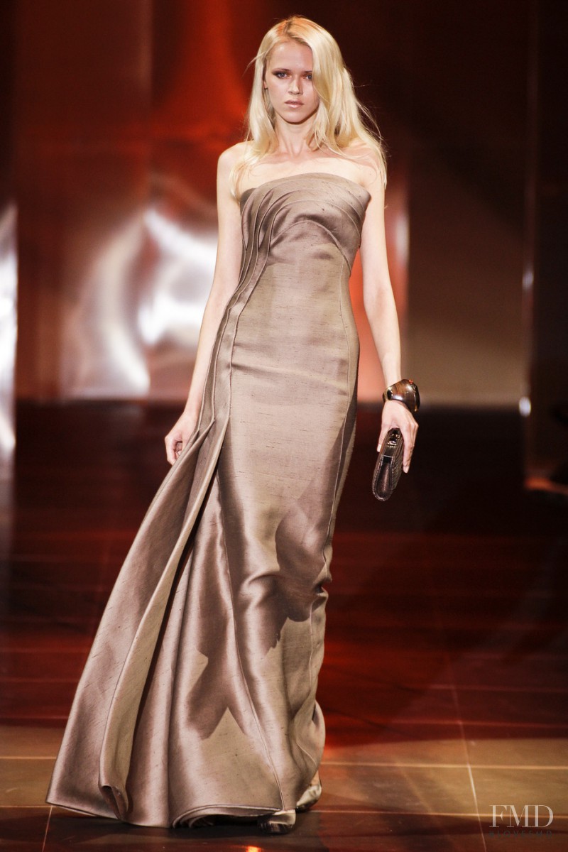 Anna Ilnytskaya featured in  the Armani Prive fashion show for Autumn/Winter 2010