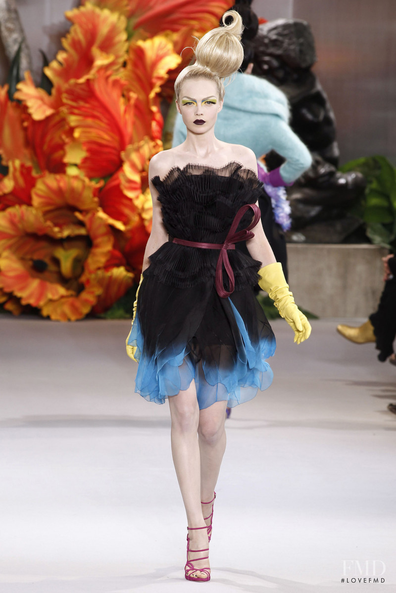 Liu Wen featured in  the Christian Dior Haute Couture fashion show for Autumn/Winter 2010