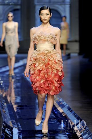 Liu Wen featured in  the Jason Wu fashion show for Spring/Summer 2011