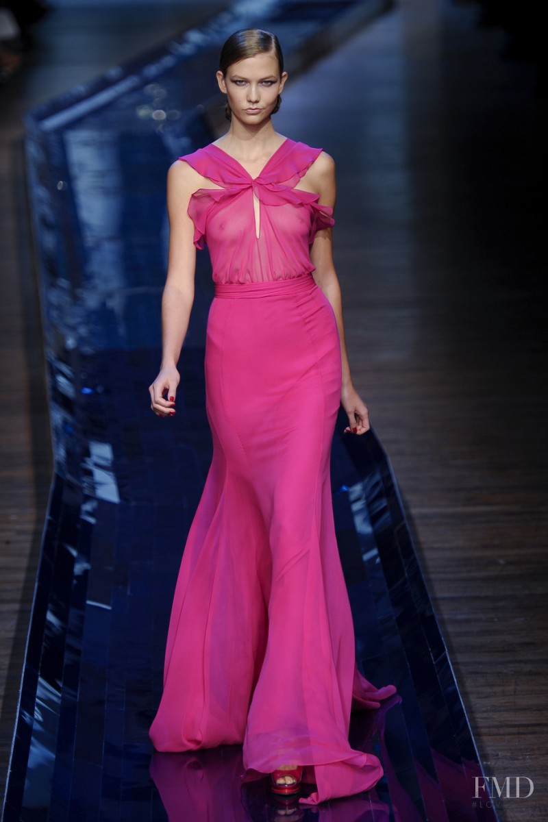 Karlie Kloss featured in  the Jason Wu fashion show for Spring/Summer 2011