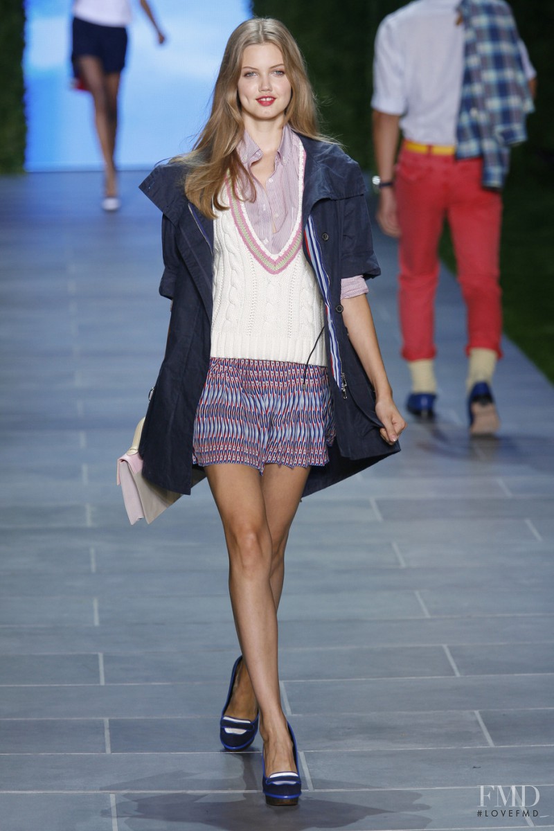 Lindsey Wixson featured in  the Tommy Hilfiger fashion show for Spring/Summer 2011