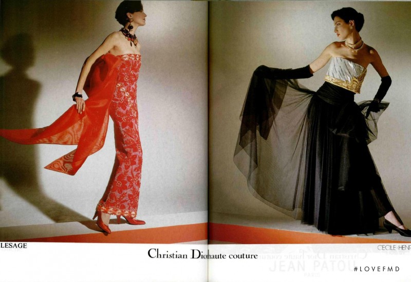 Christian Dior Haute Couture advertisement for Spring/Summer 1985
