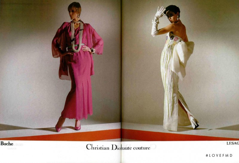 Christian Dior Haute Couture advertisement for Spring/Summer 1985