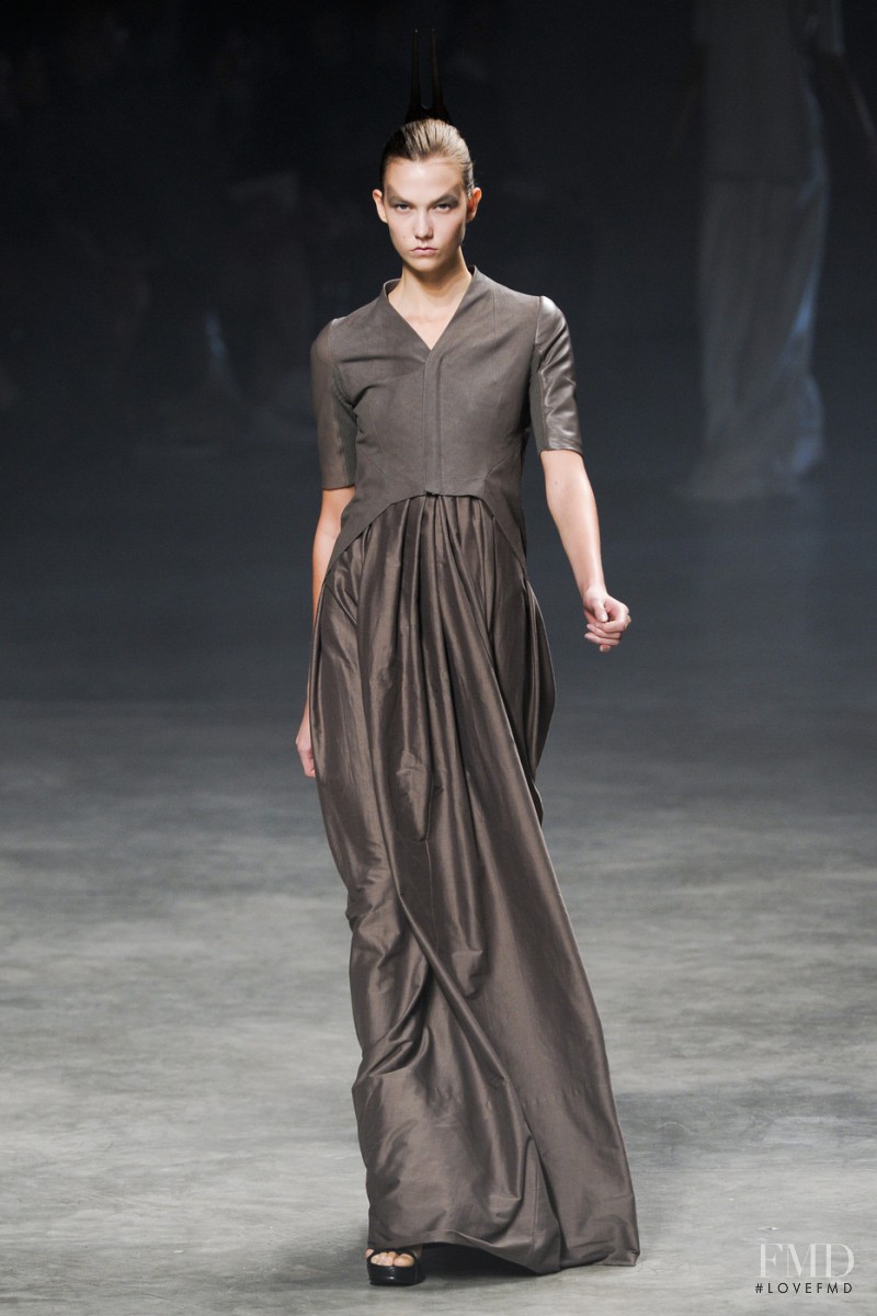 Karlie Kloss featured in  the Rick Owens Anthem fashion show for Spring/Summer 2011