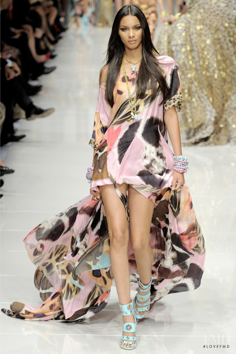 Lais Ribeiro featured in  the Blumarine fashion show for Spring/Summer 2011