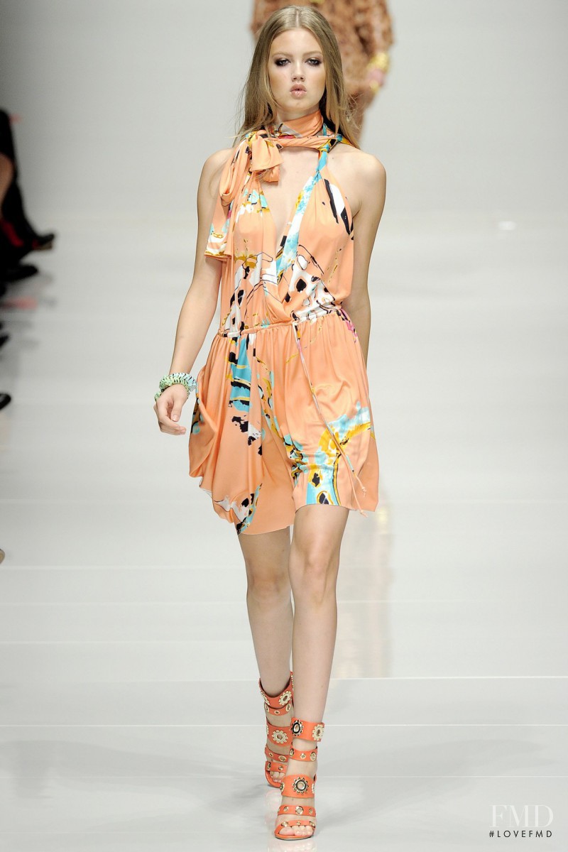 Lindsey Wixson featured in  the Blumarine fashion show for Spring/Summer 2011