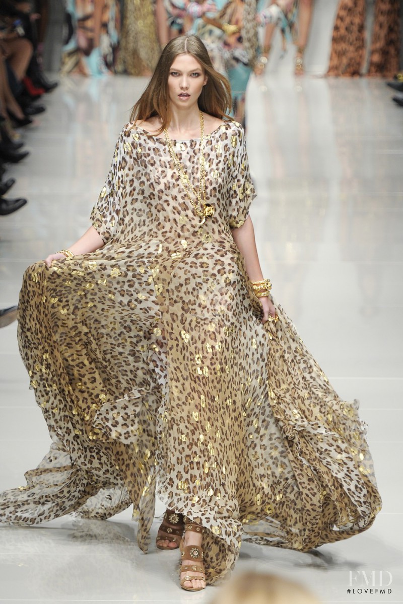 Karlie Kloss featured in  the Blumarine fashion show for Spring/Summer 2011