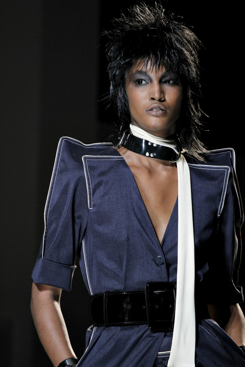 Sessilee Lopez featured in  the Jean-Paul Gaultier fashion show for Spring/Summer 2011