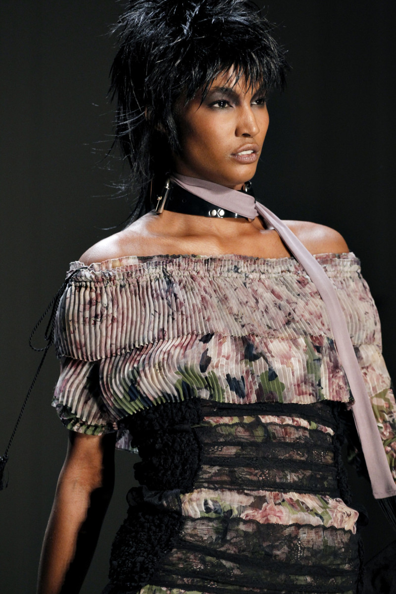 Sessilee Lopez featured in  the Jean-Paul Gaultier fashion show for Spring/Summer 2011