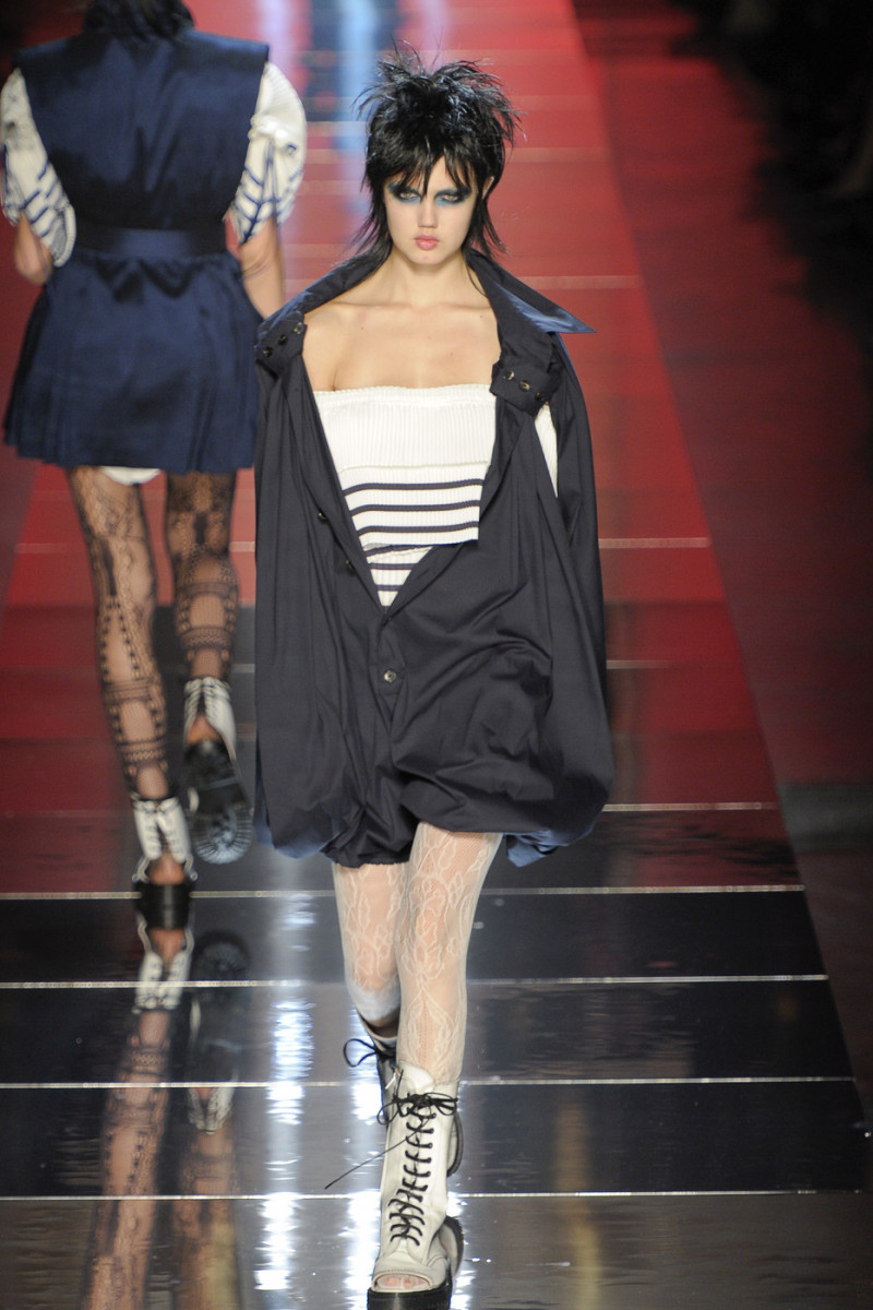 Lindsey Wixson featured in  the Jean-Paul Gaultier fashion show for Spring/Summer 2011