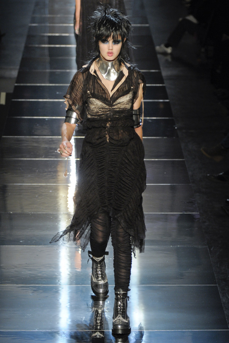 Lindsey Wixson featured in  the Jean-Paul Gaultier fashion show for Spring/Summer 2011