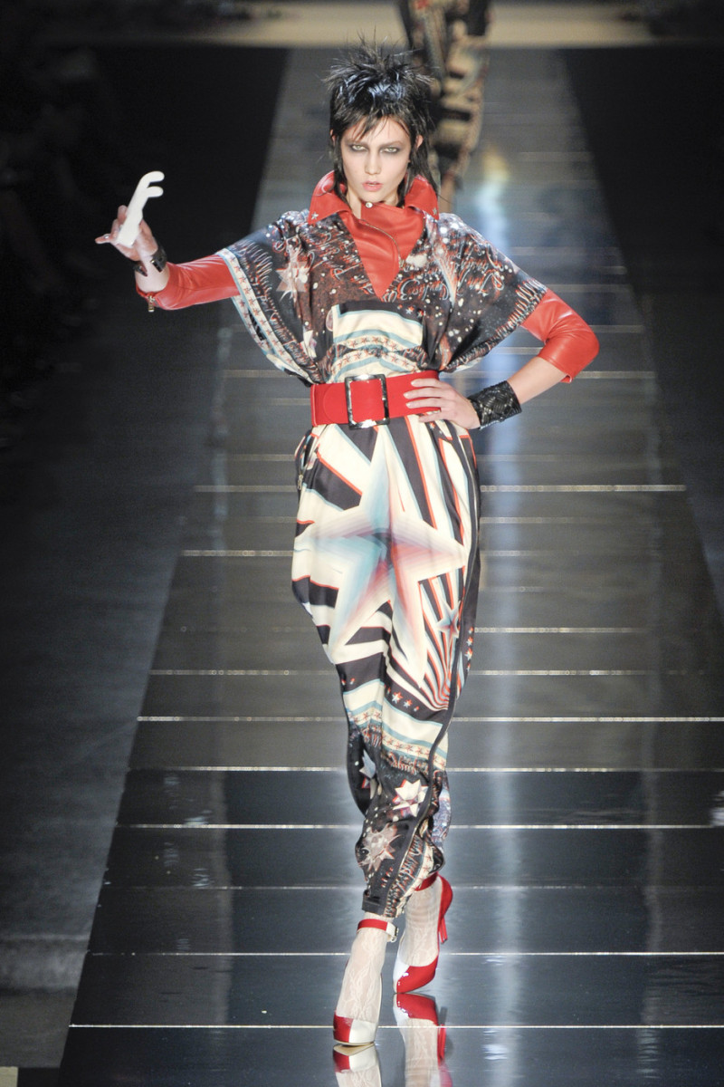 Karlie Kloss featured in  the Jean-Paul Gaultier fashion show for Spring/Summer 2011