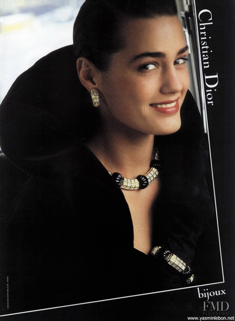 Yasmin Le Bon featured in  the Christian Dior advertisement for Autumn/Winter 1985