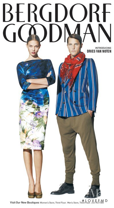 Karlie Kloss featured in  the Bergdorf Goodman advertisement for Autumn/Winter 2010