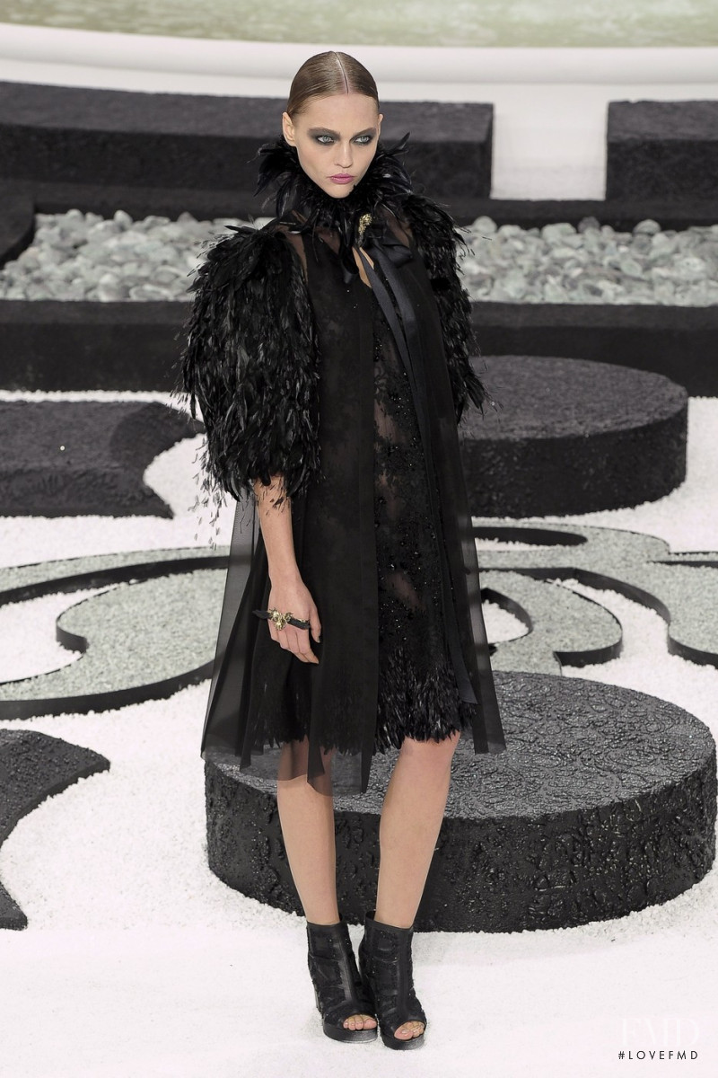 Sasha Pivovarova featured in  the Chanel fashion show for Spring/Summer 2011
