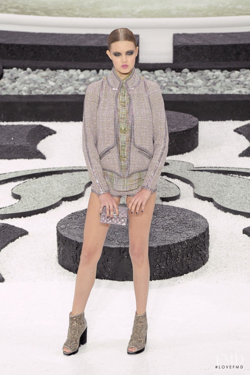 Lindsey Wixson featured in  the Chanel fashion show for Spring/Summer 2011