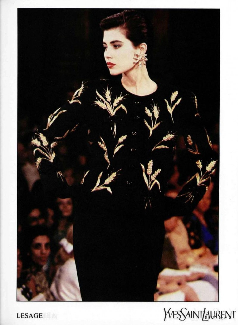 Saint Laurent advertisement for Autumn/Winter 1986