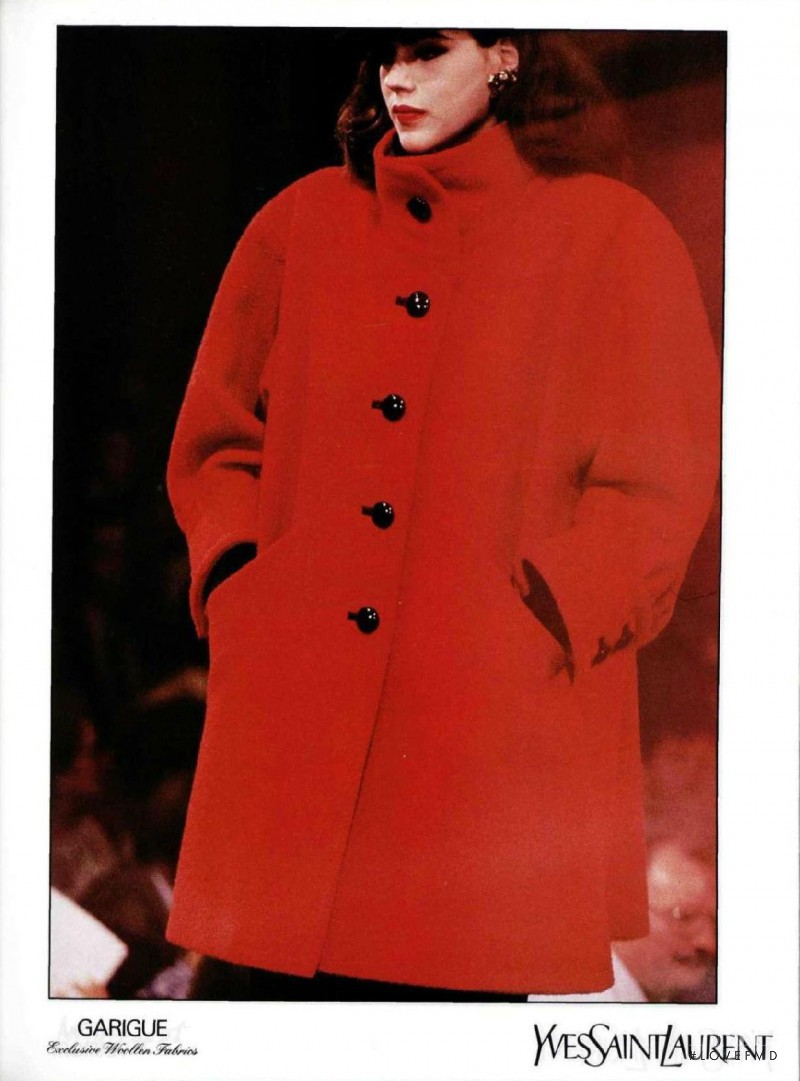 Saint Laurent advertisement for Autumn/Winter 1986