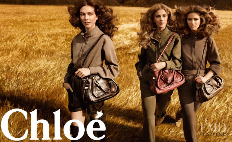 Karlie Kloss featured in  the Chloe advertisement for Autumn/Winter 2009