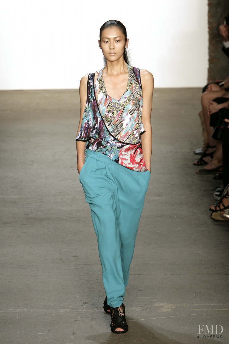 Liu Wen featured in  the Thakoon fashion show for Spring/Summer 2010