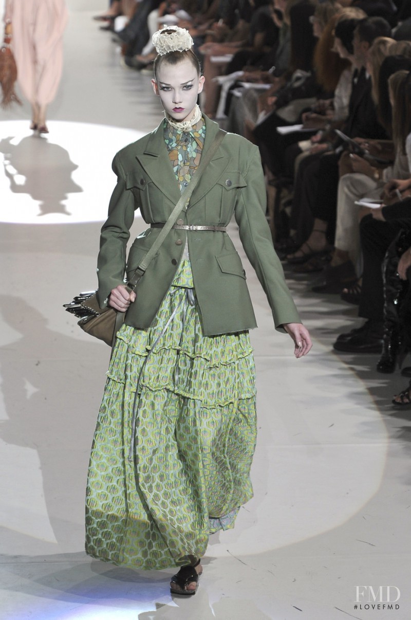 Karlie Kloss featured in  the Marc Jacobs fashion show for Spring/Summer 2010