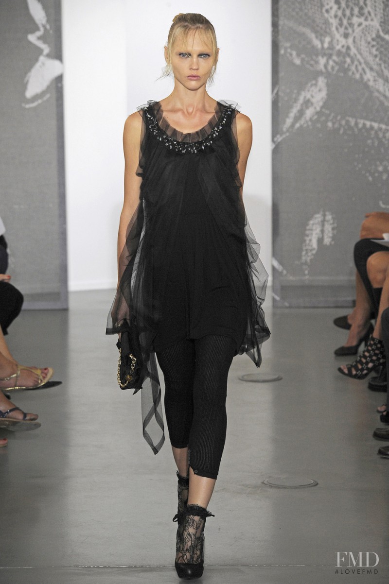 Sasha Pivovarova featured in  the Nina Ricci fashion show for Spring/Summer 2010