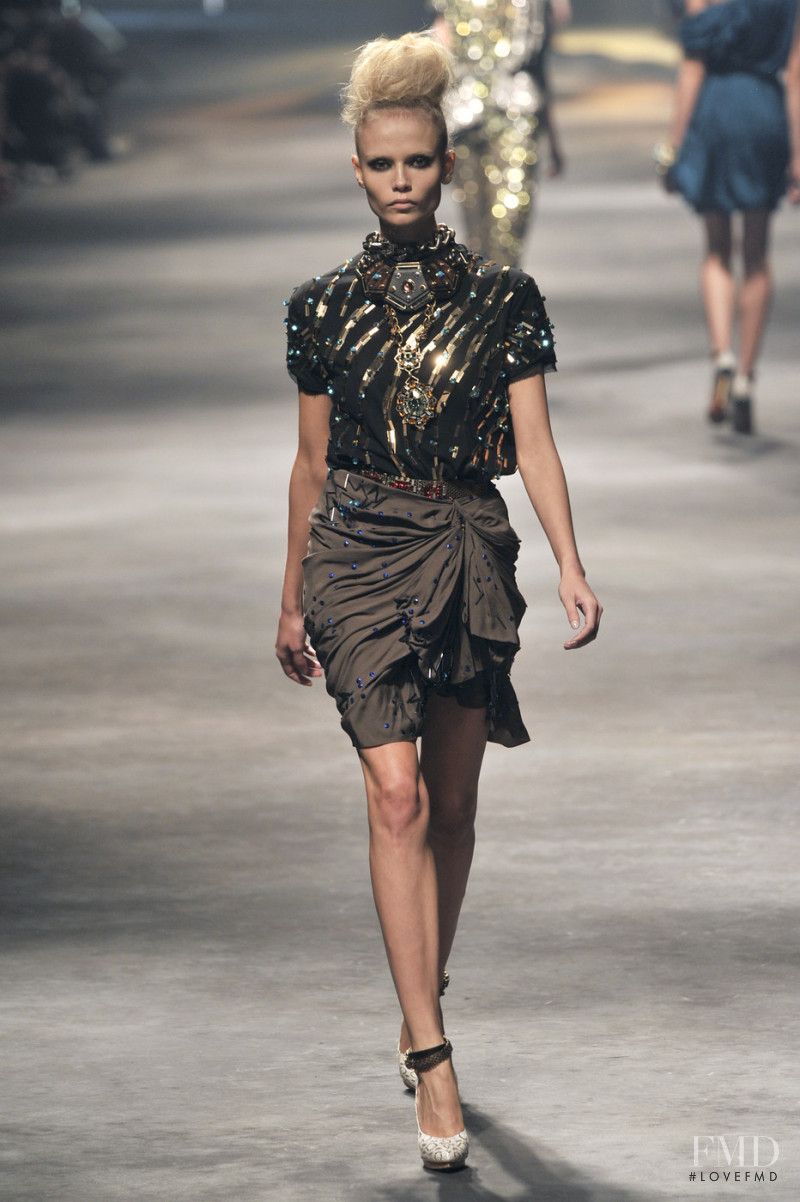 Natasha Poly featured in  the Lanvin fashion show for Spring/Summer 2010