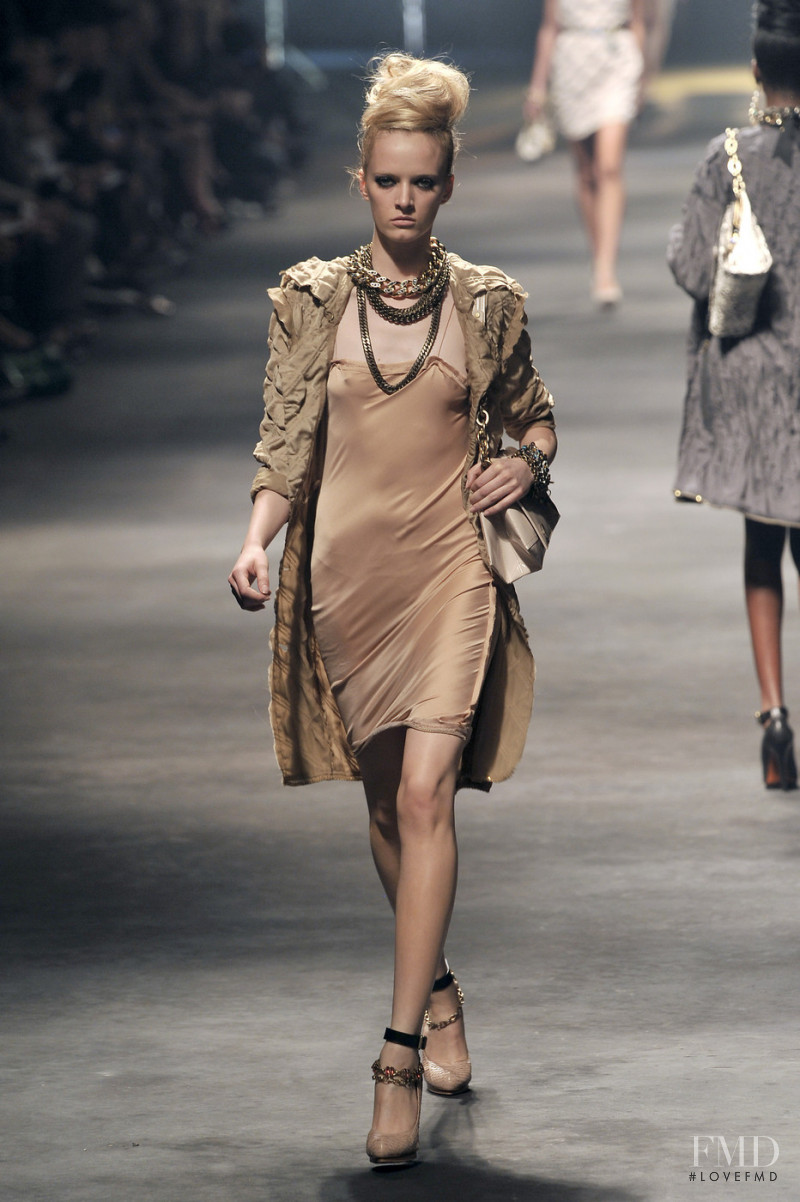 Daria Strokous featured in  the Lanvin fashion show for Spring/Summer 2010